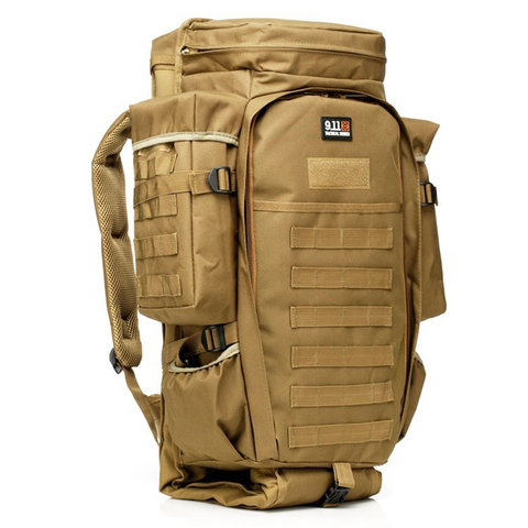 Mochila combinada de las fuerzas especiales de Rusia, saco militar de ataque táctico, equipamiento táctico para acampar y cazar, 65L de camuflaje ► Foto 1/6