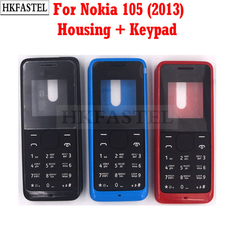 HKFASTEL-carcasa de alta calidad para Nokia 105, funda de teléfono móvil versión del año 2013 + teclado en inglés/ruso ► Foto 1/5