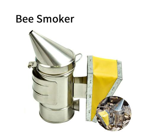 Miniahumador de abejas de acero inoxidable, herramienta de apicultura para niños, bombas de humo de abeja, apicultura para equipo para Apicultor ► Foto 1/6
