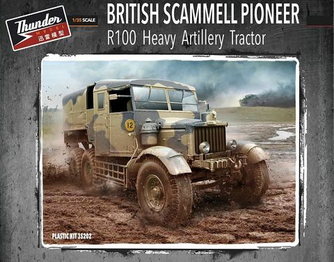 El modelo #35202 de 1/35 Scammel pionero R100 tractor de artillería modelo kit ► Foto 1/2