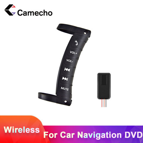 Cmaecho-mando a distancia Universal con botón para volante de coche, navegación con DVD, 2 din, android con Bluetooth, inalámbrico ► Foto 1/6