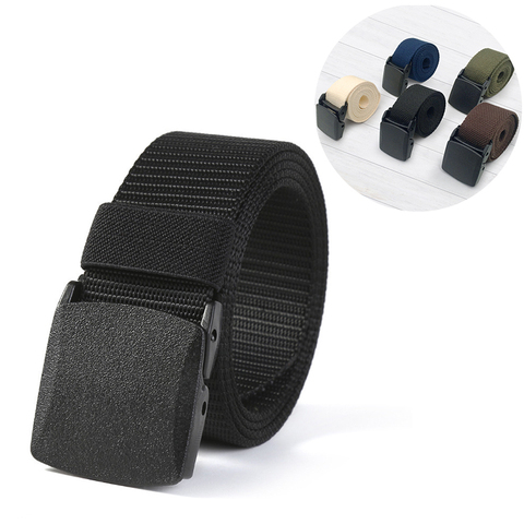 Cinturón de tela de nailon para hombre, cinturón táctico militar para exteriores, cinturón masculino de estilo militar, de lujo, Ceinture Tissu ► Foto 1/6