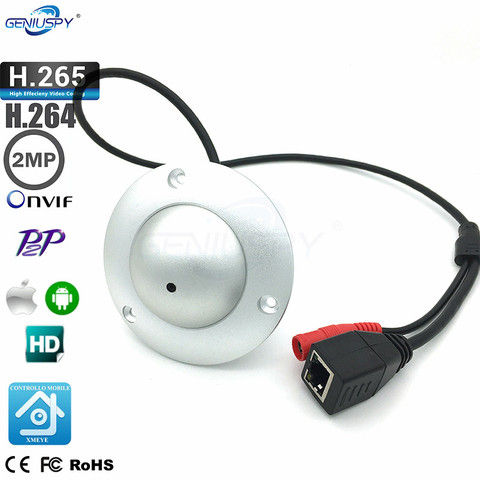 Levantar 1080P Hd Domo UFO Cámara Pin hole P2P ONVIF de seguridad vigilancia CCTV platillo volador Mini Ip cámara de Video para ascensor ► Foto 1/6