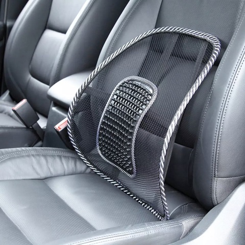 Cojín Lumbar Universal para silla de coche, cojín de cintura de soporte para espalda, de malla, para ventilación, oficina y hogar ► Foto 1/6