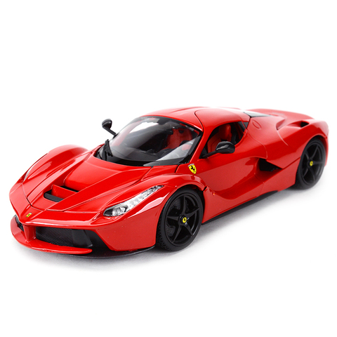 Bburago-coche deportivo Laferrari 1:18, vehículo de simulación estática fundido a presión, modelo coleccionable, Juguetes ► Foto 1/6