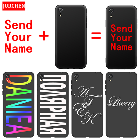 JURCHEN-Funda personalizada con foto de teléfono de texto para iPhone, carcasa personalizada con nombre, para iPhone 12 11 Pro Max SE 2022 8 7 6 5 Plus ► Foto 1/6