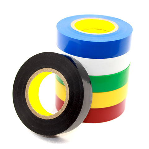 Cinta adhesiva aislante eléctrica, cinta aislante de 35M x 18MM, rojo, amarillo, azul, verde, blanco y negro, 1 Uds. ► Foto 1/4