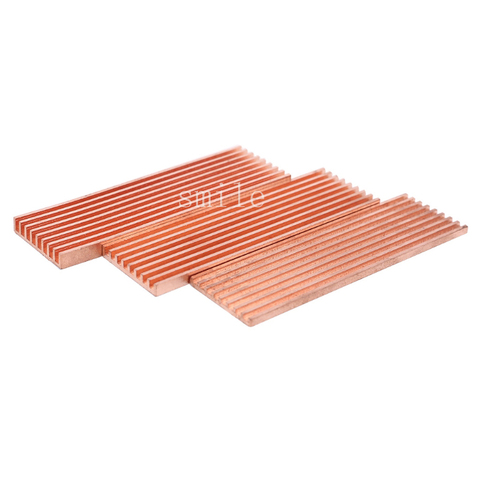 Disipador térmico de cobre puro, adhesivo conductor térmico para M.2 2280 PCI-E NVME SSD 2/3/4mm ► Foto 1/6