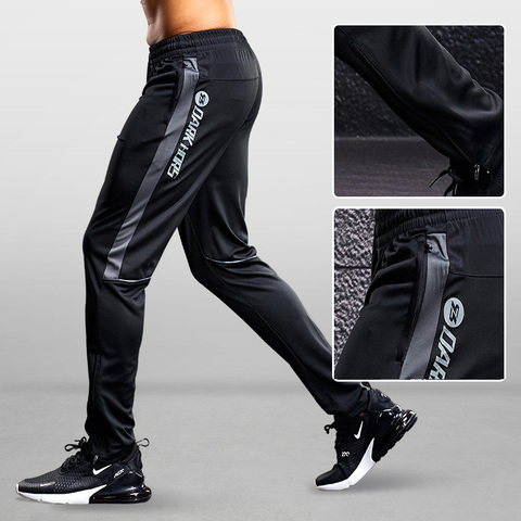 Pantalones deportivos con bolsillos y cremallera para hombre, ropa deportiva para correr, entrenamiento y trotar ► Foto 1/6