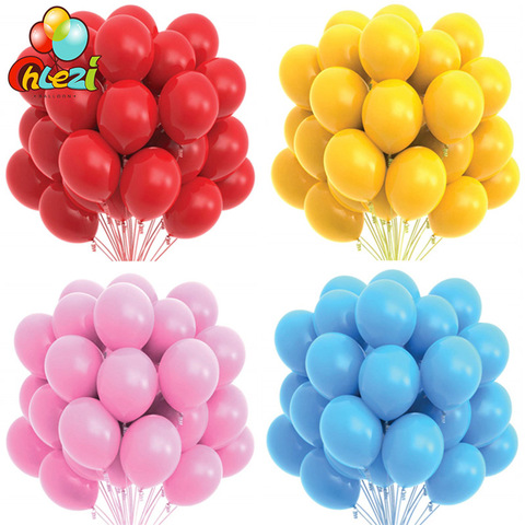 Globos de látex dorados, negros y rosas de 10/20 piezas, decoraciones para fiesta de cumpleaños, decoraciones de boda para adultos con helio, Globos para Baby Shower ► Foto 1/6