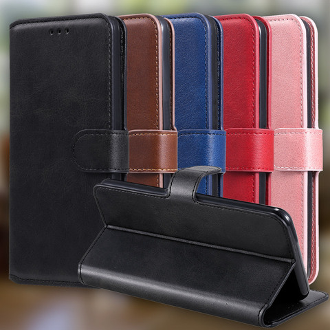 Funda tipo billetera para Xiaomi Redmi Note 5, 6, 7, 8, 9s, K30 Pro, Max, 8A, 7A, funda de teléfono de cuero PU ► Foto 1/6