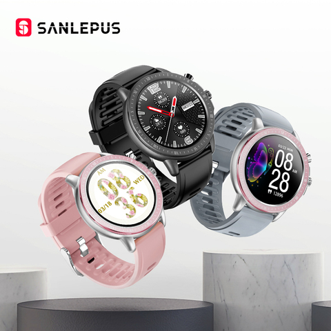 SANLEPUS 2022 nuevo reloj inteligente Monitor de ritmo cardíaco de deporte impermeable relojes de las mujeres de los hombres de banda inteligente reloj Android Apple Xiaomi ► Foto 1/6