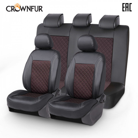 Funda de cuero de lujo para asiento de coche, cubierta universal que se adapta a la mayoría de autos, interior de alta calidad para Toyota, KIA, Mazda, Ford y BMW ► Foto 1/6