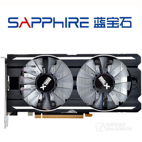 SAPPHIRE-tarjeta gráfica R7 360 2G D5, R7-360, 2GB, tarjetas de vídeo GDDR5, 128bit, para AMD Serie R7, Radeon R7 360, R7360, 2GB, HDMI, DVI, usado ► Foto 1/6