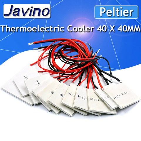 Enfriador termoeléctrico TEC1-12705 Peltier, TEC1-12706 TEC1-12710, 40x40MM, 12V, Peltier Elemente, módulo 12704, 9, 12, 15 ► Foto 1/6