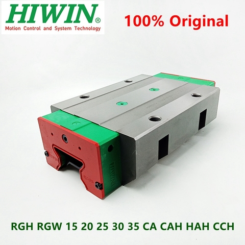 Carro de bloque guía lineal HIWIN, RGH RGW 15 20 25 30 35 CA CAH HAH CCH para piezas de enrutador CNC de carril lineal RG, original ► Foto 1/6