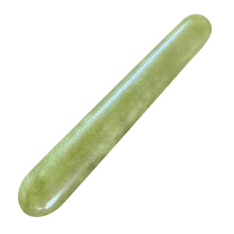 Bolígrafo Meridiano de Jade Natural para masaje de manos, herramienta de masaje de punto, pluma de acupuntura, meridianos, herramienta terapéutica para alivio, color verde ► Foto 1/6