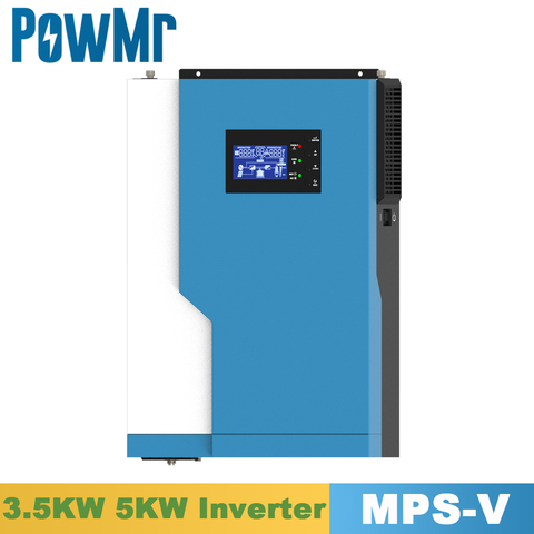 Inversor híbrido Solar 24VDC 48VDC 220VAC, 5000W 3500W, onda sinusoidal pura MPPT 100A, regulador Solar interior para entrada máxima de 500V PV WIFI ► Foto 1/6