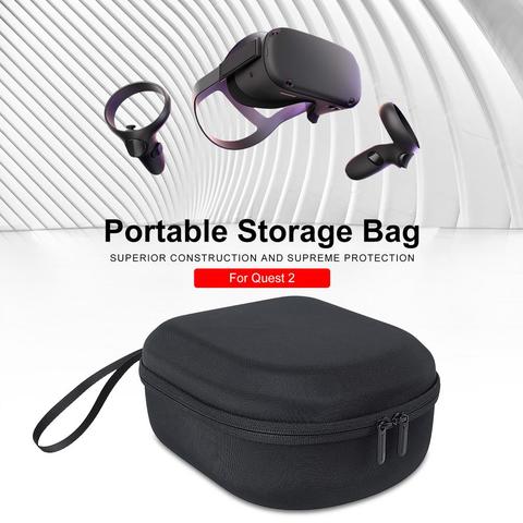 Accesorios EVA VR para auriculares Oculus Quest 2 VR, caja dura de almacenamiento de Estuche de transporte de viaje, bolsa protectora ► Foto 1/6