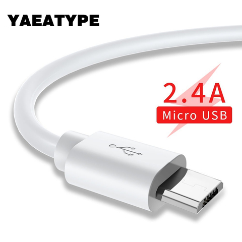 Micro USB Cable de carga para Samsung Galaxy J3 J5 J7 2017 A3 A5 A7 2016 1 2 metros Kabel adaptador de cargador para teléfono móvil ► Foto 1/6