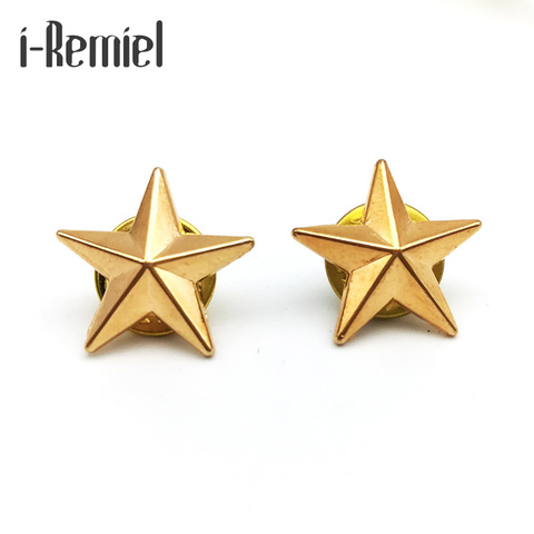 Broches de Hijab de alta gama, insignia pequeña estrella para blusas, joyería para parejas de cinco puntas, gran oferta ► Foto 1/6