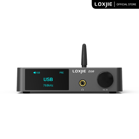 LOXJIE-AMPLIFICADOR DE AURICULARES D30, dispositivo de Audio Digital HIFI, DAC, AK4493EQ, BLUETOOTH 5,0 ► Foto 1/6