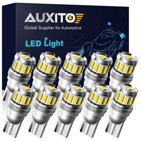 AUXITO-bombillas LED para coche, luz Interior de posición de estacionamiento, Canbus, para BMW, VW, Mercedes, Audi A3, 8P, A4, 6B, BMW E60, E90, 10x W5W T10 ► Foto 1/6