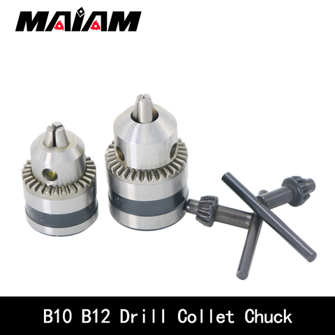 Mandril de taladro B10 B12, herramientas eléctricas de llave de eje de Motor cónico, montaje de 0,6-6mm, 1,5-10mm, para serie MT1 Morse/2/3/4, 100%, nuevo ► Foto 1/6