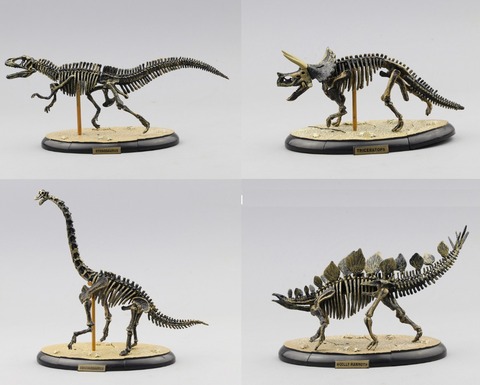 Figuras de acción del Mundo Jurásico Brachiosaurus, esqueleto de fósil de PVC, modelo de dinosaurio de juguete, el mejor regalo ► Foto 1/6