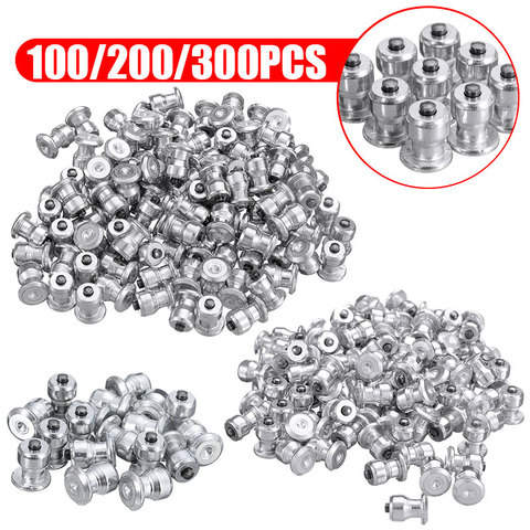 Clavos para neumáticos de invierno, tacos para neumáticos de coche, clavos para nieve, cadenas de nieve, tacos para zapatos, ATV, coche, motocicleta, 8x10mm, 100 Uds. ► Foto 1/6