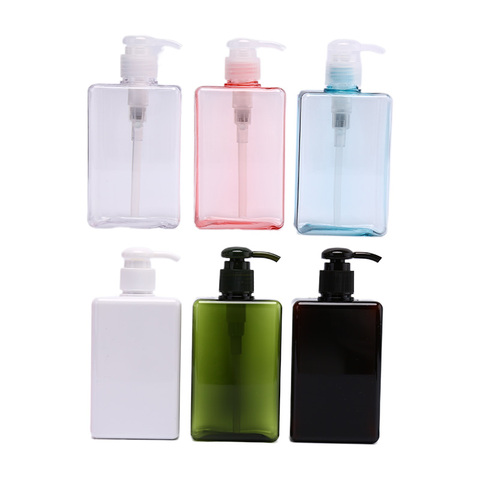 Dispensadores de jabón de manos para baño, botella de plástico de 300ml, dispensadores de jabón líquido en aerosol ► Foto 1/6