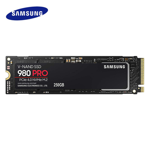 SAMSUNG-unidad SSD 980 PRO, 250GB, NVMe PCIe 4,0, versión única (MZ-V8P250B/AM) ► Foto 1/5