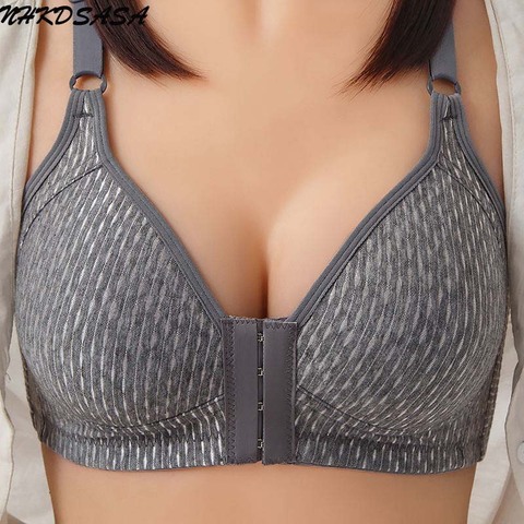 Sujetador sin aros de talla grande para mujer, B y C con copa Bralette elástico, realce definitivo ► Foto 1/6