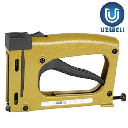 UZWELL HM515 pistola de grapa Manual de grapadora Manual para envolver el marco con 1000 piezas de clavos de coste gratuito ► Foto 1/5