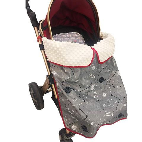 Funda para asiento de coche de bebé, impermeable, 75x75cm, para invierno, a prueba de viento, manta envolvente para bebé, manta para dormir para niño pequeño, Universal ► Foto 1/6