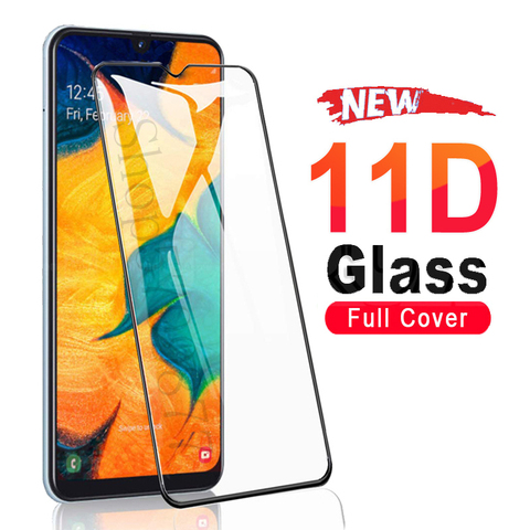11D de vidrio templado para Samsung Galaxy A01 A11 A21 A31 A41 A51 A71 Protector de pantalla Glas M11 M21 M31 M51 A30 A50 protectora de vidrio ► Foto 1/6