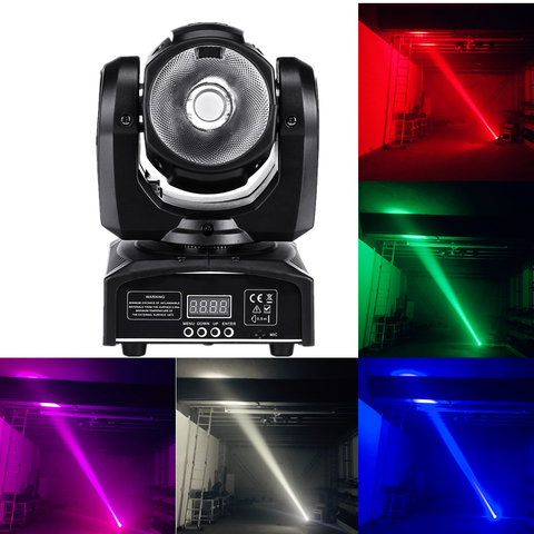 Foco LED de 60W con cabezal móvil controlador de dj luz LED para lámpara,  60W, RGBW, 4 en 1, foco, mini iluminación con cabeza giratoria luz con  cabezal móvil - Historial de
