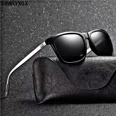 ZXWLYXGX-gafas de sol de aluminio + TR90 para mujer y hombre, de estilo Vintage lentes polarizadas, accesorios para gafas de sol ► Foto 1/6