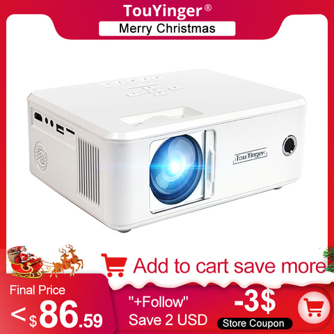 TouYinger X21 X20 marca Mini proyector LED proyector 1280*720 HD espejo soporte full hd video LCD TV portátil de cine en casa ► Foto 1/6