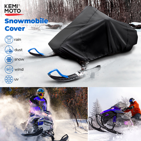 Funda de TPU resistente para nieve, impermeable y resistente a la nieve, antipolvo, 210D, para Polaris, Yamaha, ski-doo, 145x51x48