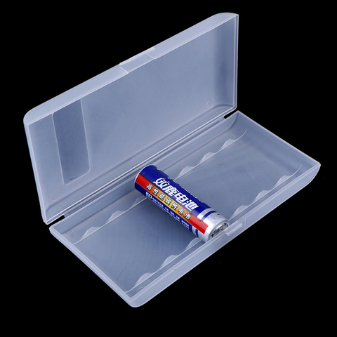 Estuche protector de plástico para guardar baterías, caja de almacenamiento de plástico duro para pilas AA 4x AA/AAA ► Foto 1/6