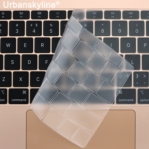 Cubierta de teclado para Macbook Air 13, 11 Pro, 13, 15, 16, 17, 12, película transparente de silicona TPU, para UE, EE. UU., A2179, A2337, A2338 ► Foto 1/6