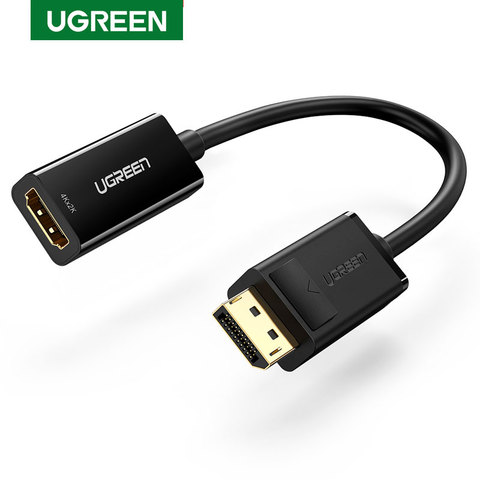 Ugreen-adaptador compatible con Displayport a HDMI, convertidor de Cable 4K DP 1080P para proyector para PC DP a HDMI ► Foto 1/6