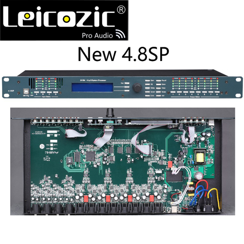 Leicozic 4in/8out 4.8SP profesional procesador Digital de gestión de altavoces pro procesador de audio protea pro audio de escenario equipos ► Foto 1/6