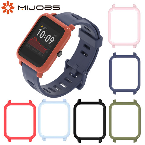 Funda protectora de reloj para Xiaomi Huami Amazfit Bip S, funda protectora de plástico con marco de TPU para relojes Xiaomi Huami Amazfit Bip S ► Foto 1/6