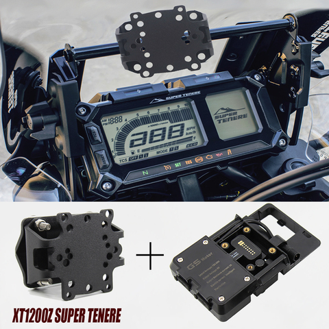 Accesorios para motocicleta YAMAHA XT1200Z XT 1200 Z, supertenere 2017-2022, soporte de navegación USB para teléfono móvil, GPS, smartphone ► Foto 1/6