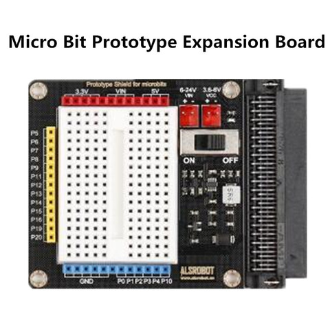 Placa de expansión Original de Microbit de la BBC, placa PCB de prototipo, Control de circuitos electrónicos para Mini Breadboard, Kit de bricolaje de la BBC Micro: bit ► Foto 1/5
