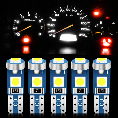 10 Uds T5 W3W W1.2W bombilla Led luces para el cuadro de instrumentos del coche para lada niva kalina priora granta largus vaz samara 2110 GAZ gacela ► Foto 1/5