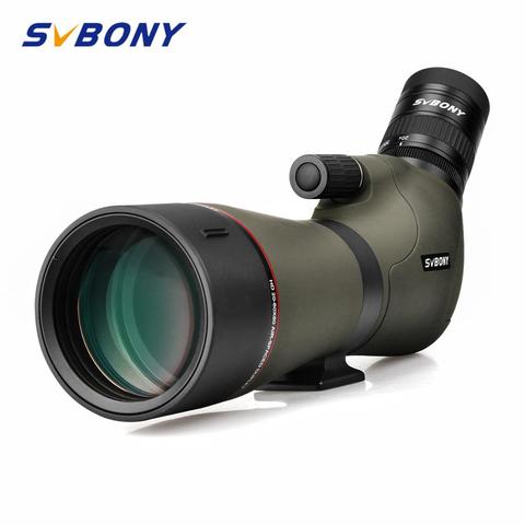 SVBONY 20-60x80 visores Zoom nitrogenado relleno de telescopio a prueba de agua mecanismo de enfoque Dual cuerpo metálico para avistamiento de aves caza, tiro, tiro con arco SV46 ► Foto 1/6