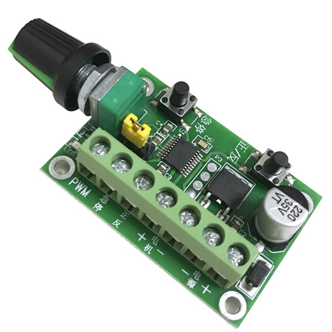 Venta al por mayor 6V 12V PWM 24V DC controlador de Motor sin escobillas de 6 a 30V BLDC controlador de velocidad interruptor inverso en Controlador de Motor DC ► Foto 1/6